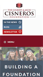 Mobile Screenshot of cisnerosfoundation.org